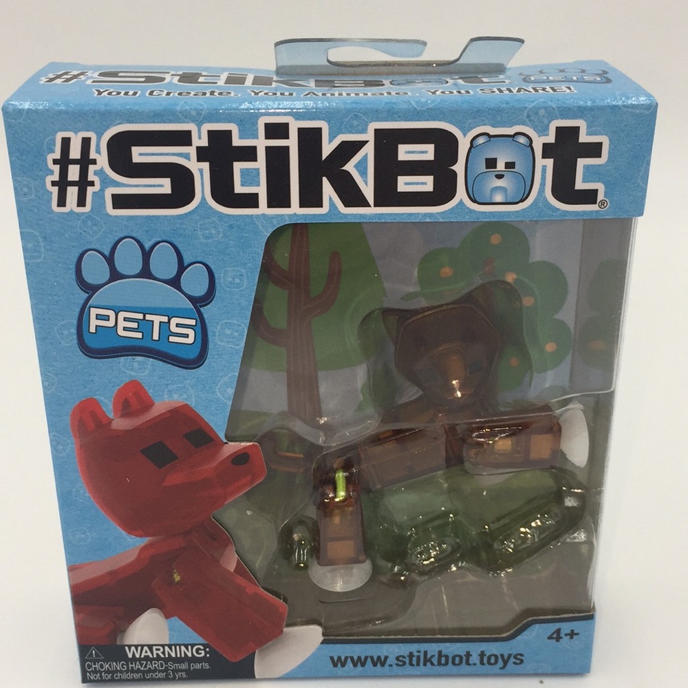 #StikBot Pets StikCat Create Animate Share Pet Cat #90626 Pet Cat New in Package
